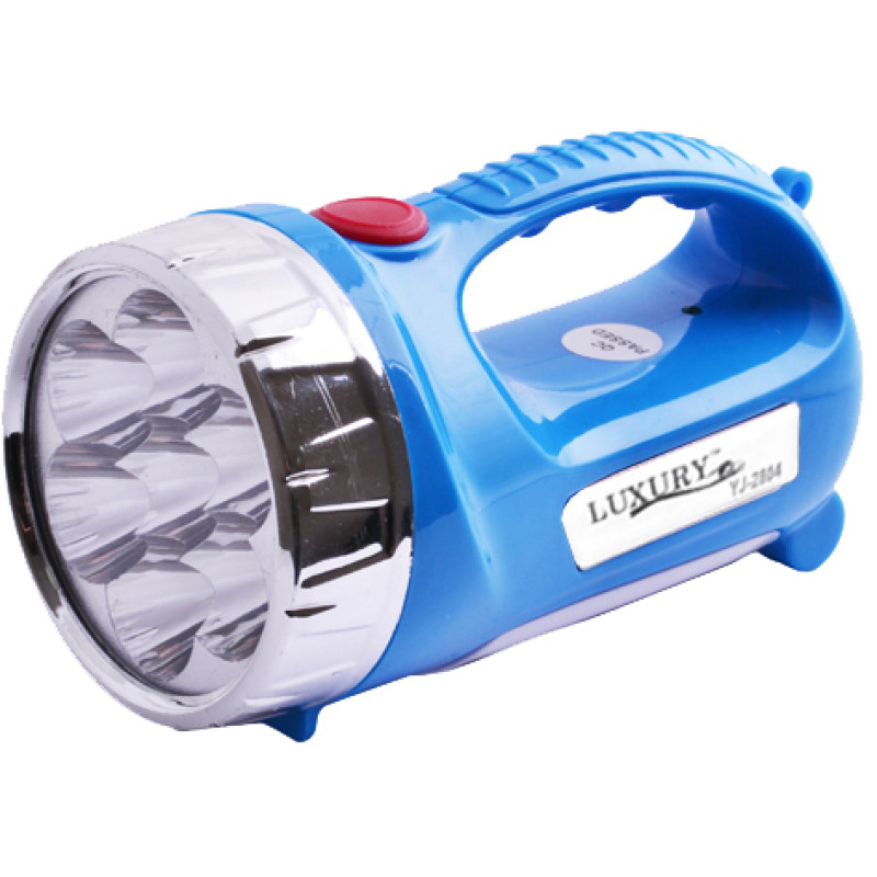 Ліхтар 2804 акумуляторний, 7 led, з маяком (3 в 1) 13*8*6см