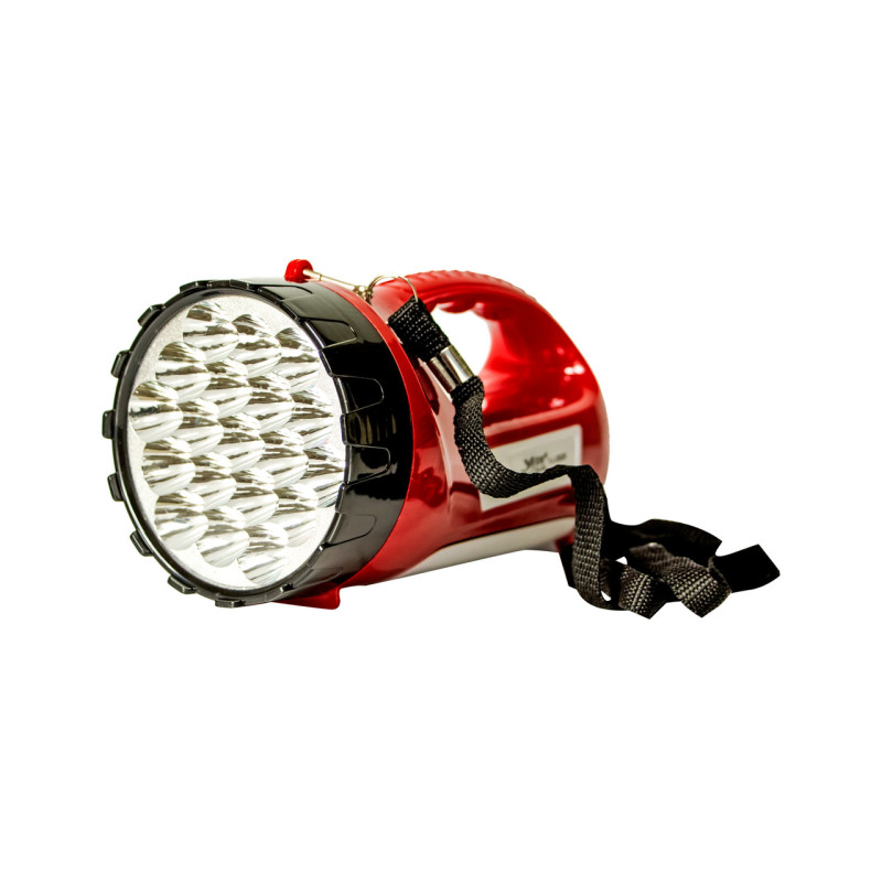 Ліхтар 2820-15 акумуляторний, 15+19Крист, з маяком, d90mm, 195*105мм