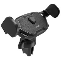 Автотримач Hoco CA39 Triumph air outlet semi-automatic in-car holder Black