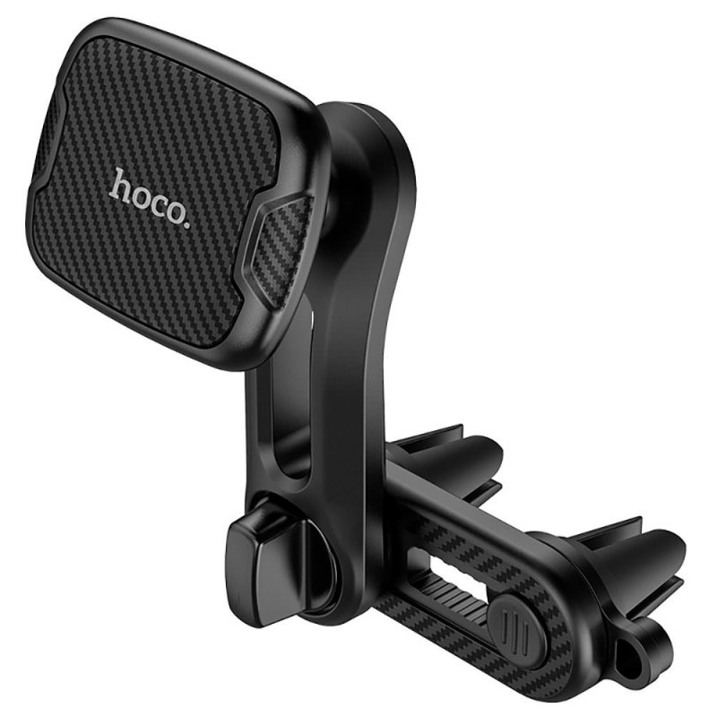 Автотримач Hoco CA68 Sagittarius series double air Outlet magnetic car holder Black