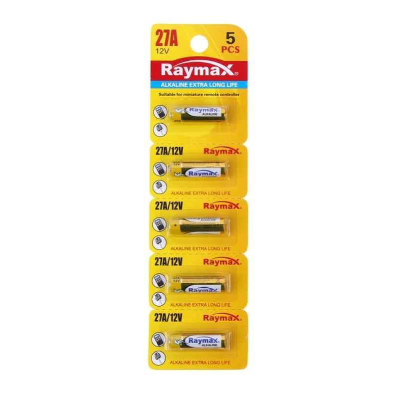 Батарейка Raymax Alkaline 27А 12V блістер 5/50