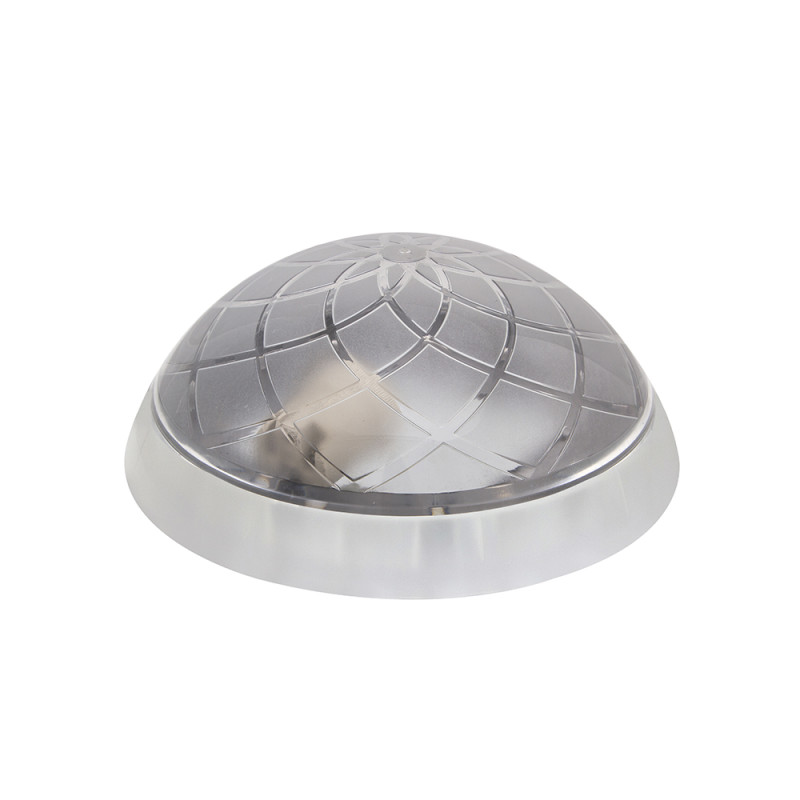 Світильник ERKA 1127D.i-Р, настінно-стельовий з вбудованим датчиком руху, 26 W, прозорий, Е27, ІР 20