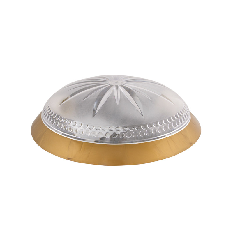 Світильник ERKA 1149D.i-G, настінно-стельовий з вбудованим датчиком руху, 2*26 W, прозорий, Е27