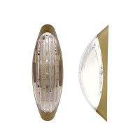 Світильник ERKA 1205D.i-G, настінно-стельовий з вбудованим датчиком руху, 26 W, прозорий, Е27, ІР 20