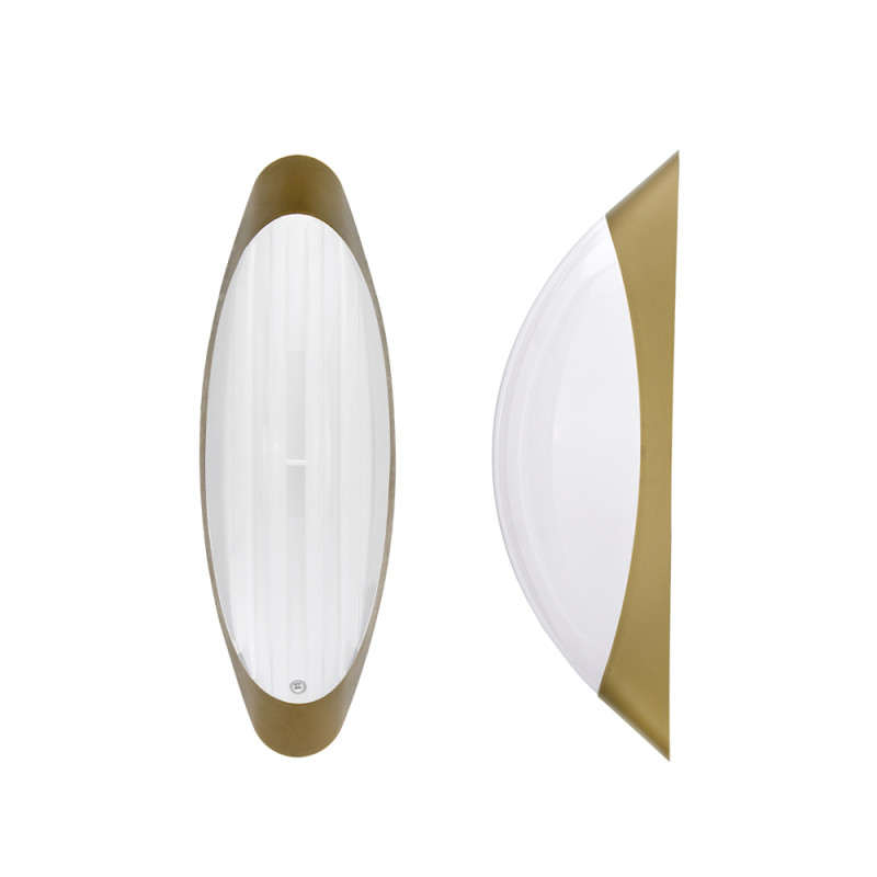 Світильник ERKA 1205D.i-GВ, настінно-стельовий з вбудованим датчиком руху, 26 W, білий, Е27, ІР 20