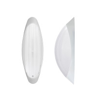 Світильник ERKA 1205D.i-РВ, настінно-стельовий з вбудованим датчиком руху, 26 W, прозорий, Е27, ІР20