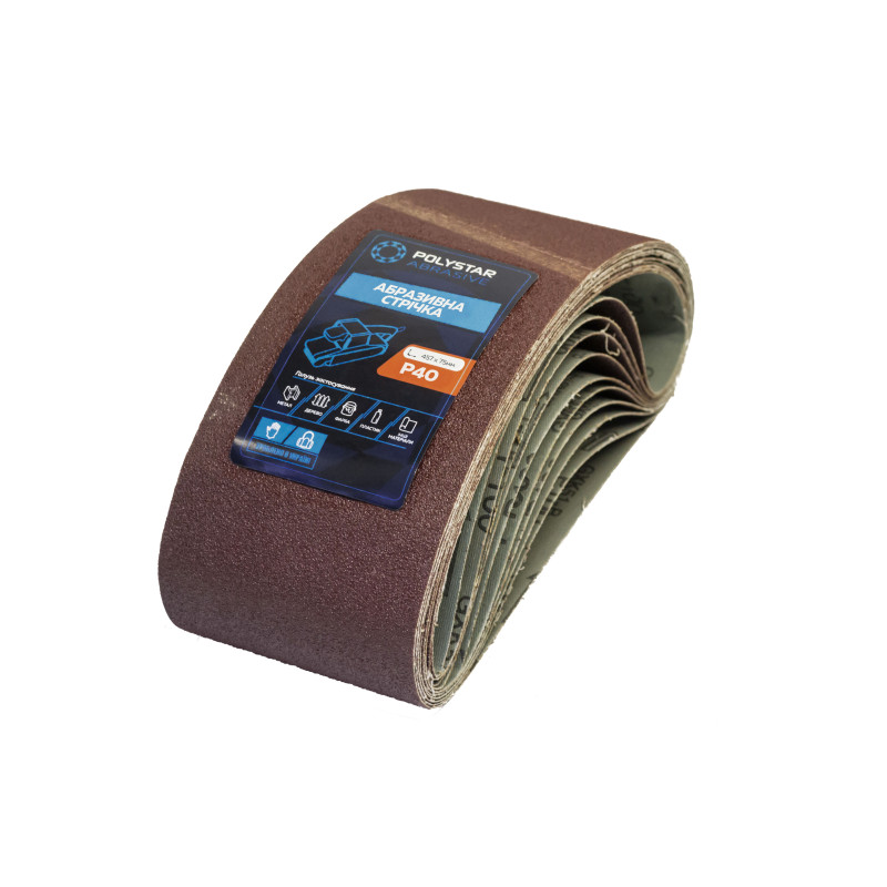 Лента бескінечна 75х457мм P40   10шт./уп