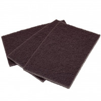 Скотч брайт лист 150*230 мм Р600 бордовий   1шт./уп