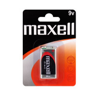 Сольова батарейка Maxell 9V/F22 Крона 1шт/уп блістер   1/10