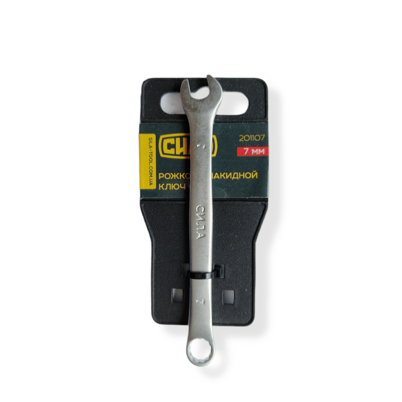 Ключ рожково-накидний CrV 7мм