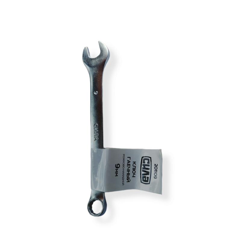 Ключ рожково-накидний CrV 9мм