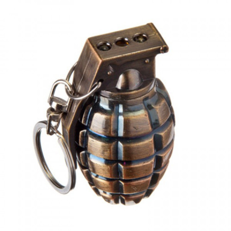 Ліхтар брелок граната 810-2LED, лазер, 3xLR1130