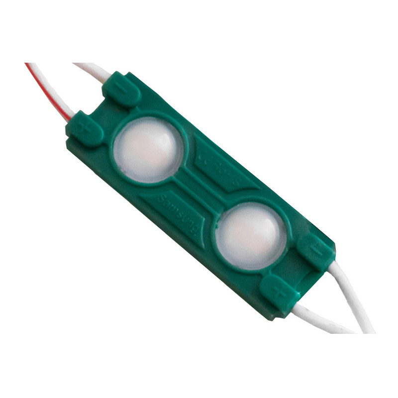 # 093/5 MTK-5730-2led-G-0,72W 12V світлодіодний модуль (smd5730 2шт, 50 мм)