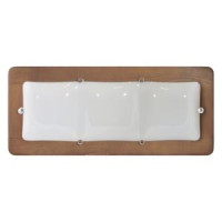 Светильник НББ 3*60 Вт, Е-27, 685*295мм, арт. 34222 орех