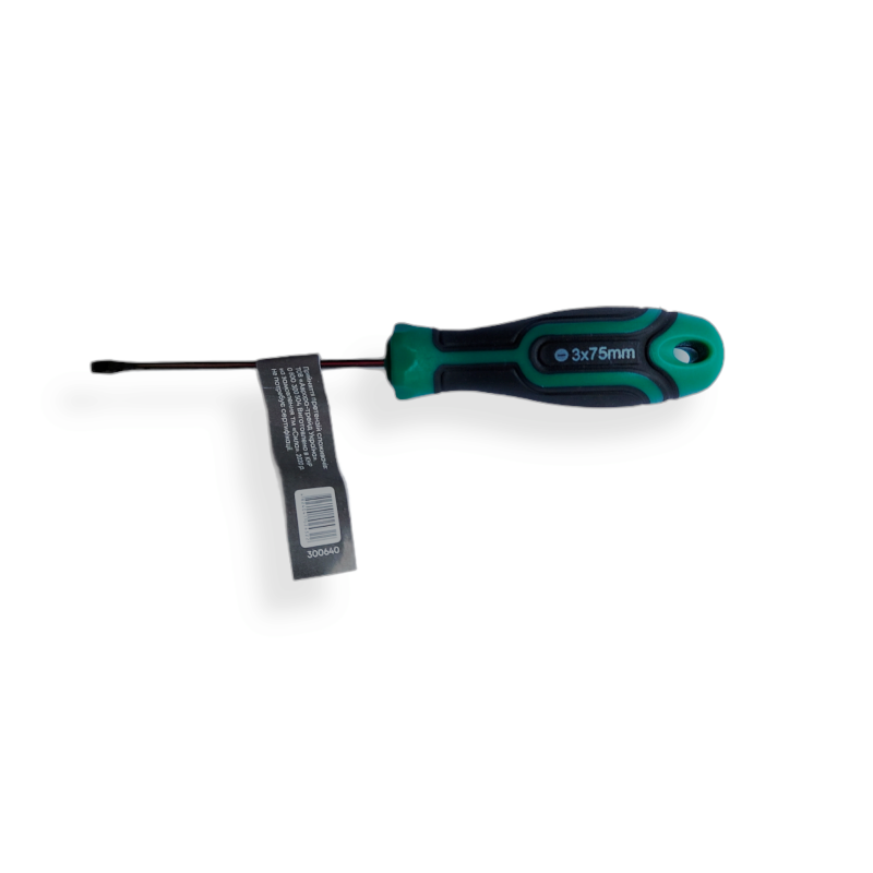 Викрутка обгумована CrV Стандарт SL3x75 (СИЛА - Інструмент)