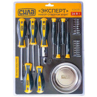Набір викруток і бит «Експерт», 24в1