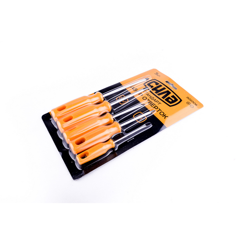 Набір викруток стандарт Crv 5шт (СИЛА - Інструмент )