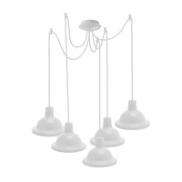 Светильник ERKA 1303-525, потолочный, 5 * 60W, 2м, белый, Е27