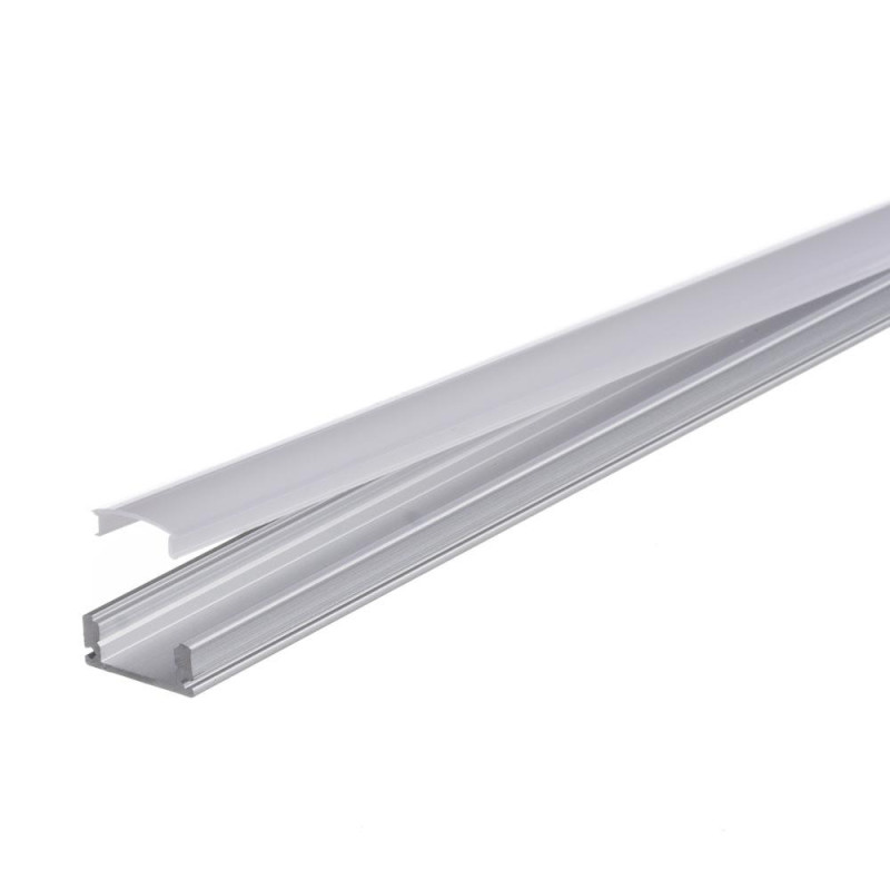 ПФ-18 New Профіль накладний анодований 2М (+ розсіювач)