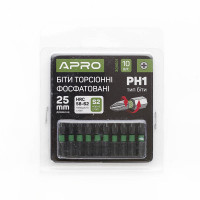 Біта APRO ударна торсіонна РН1 * 25мм, 10шт / уп (APRO)
