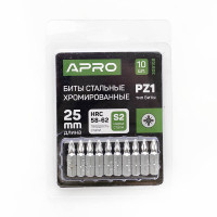 Бита APRO РZ1 * 25мм хром, 10шт / уп (APRO)