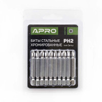 Бита APRO РН2*50мм хром, 10шт/уп (APRO)