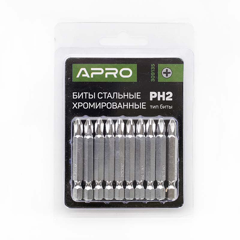 Біта APRO РН2*50мм хром, 10шт/уп (APRO)