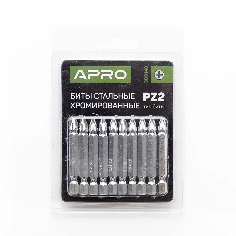 Біта APRO РZ2*50мм хром, 10шт/уп (APRO)