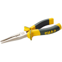 Длинногубцы прямые обрезиненные 160мм