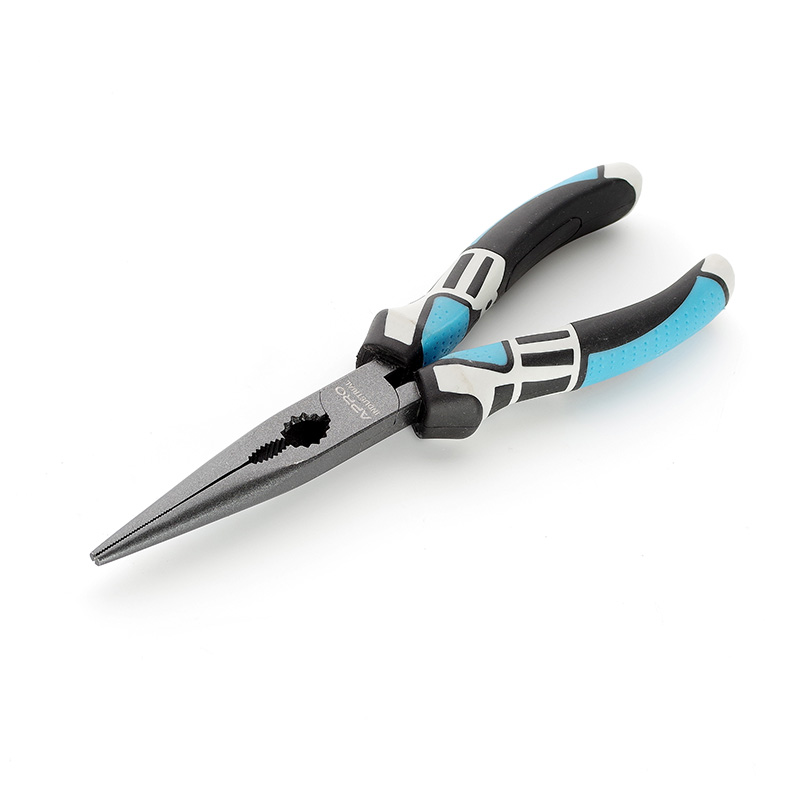 Длінногубци APRO Fixer 60Crv, 3-х компонентна рукоятка 200мм