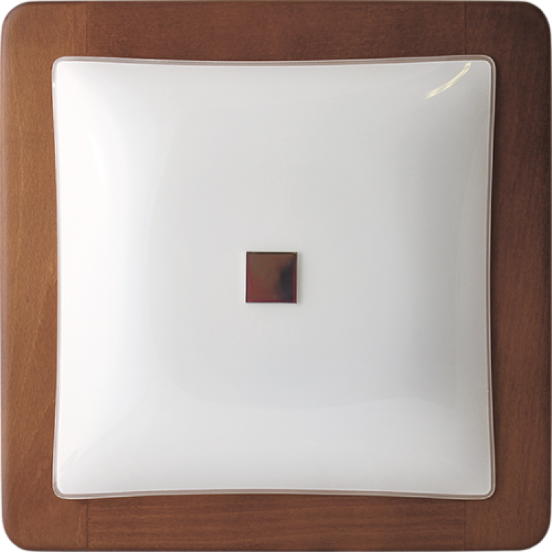 Світильник НББ 3*20 Вт, Е-27, 380*380мм, арт. 31222 горіх