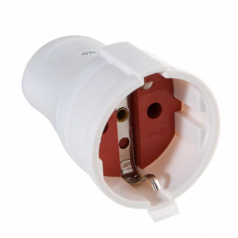 Роз'єм штепсельний (розетка переносна) 2Р+РЕ РП 8530
