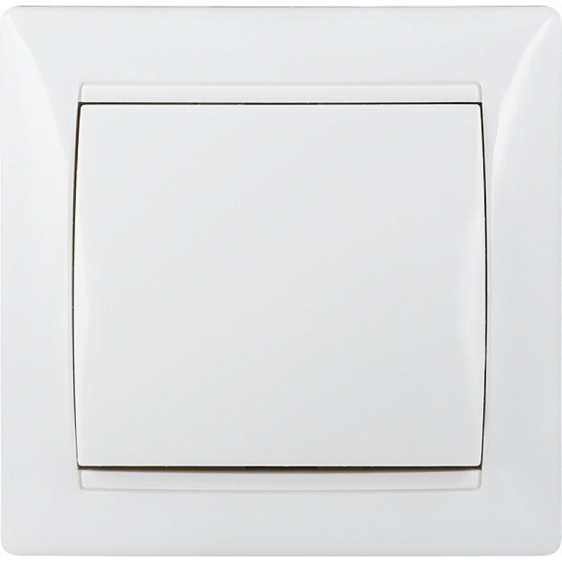 Вимикач 1-кл. BB10-1-0-Fr-W (білий)