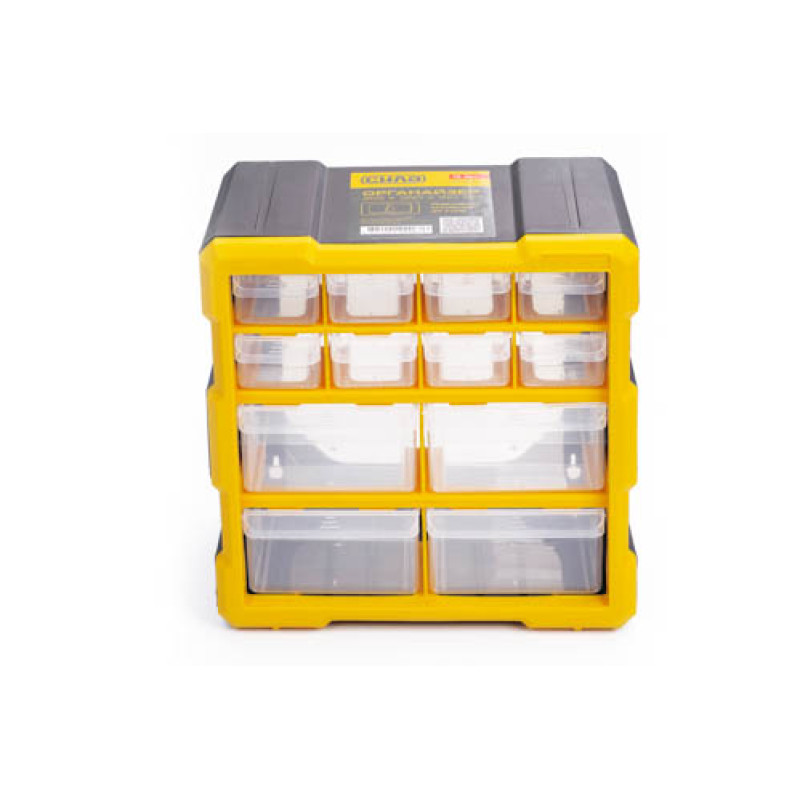 Органайзер 265 * 260 * 160мм, 12 ящиків (СИЛА - Інструмент)