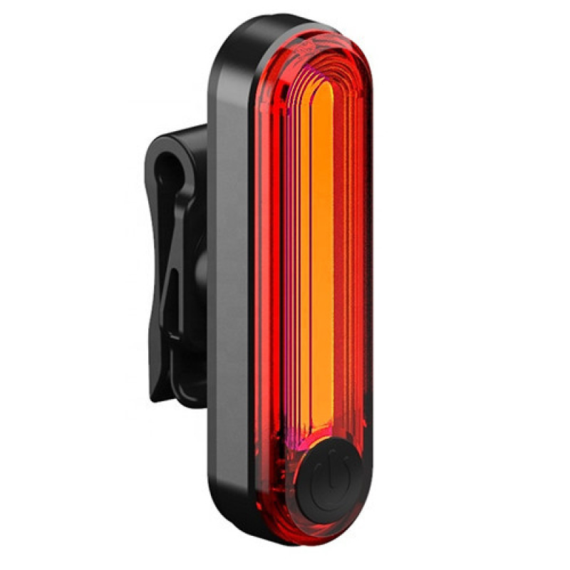 Велофара STOP + Security маячoк 8821-5COB, акум., ЗУ micro USB