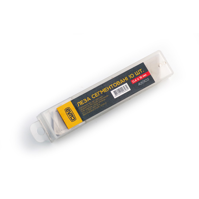 Леза змінні сегментовані 18мм 10шт (СИЛА - Інструмент (Україна))