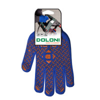 Перчатка Днепр Арт 4450 Універсал PROFI трикотаж сині. з ПВХ р.11 10/200