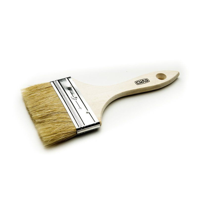 Кисть флейцева натуральна щетина економ 4 '' (СИЛА - Інструмент)