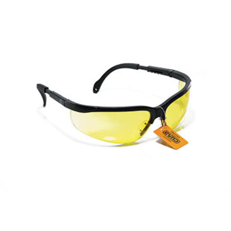 Окуляри захисні ОПТИК, бурштинові (СИЛА - Інструмент)