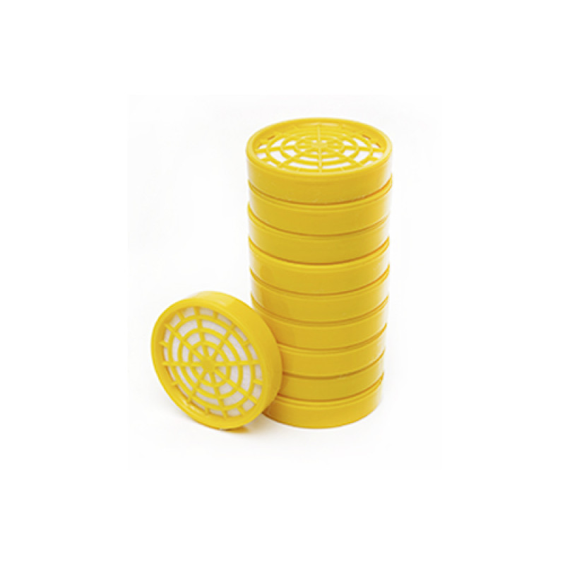 Фільтр протипиловий для респіратора, 10 шт (СИЛА - Інструмент)