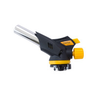 Пальник газовий з п'єзопідпалом Ø20mm 144mm 360 ° ТУРБО (СИЛА - Інструмент)