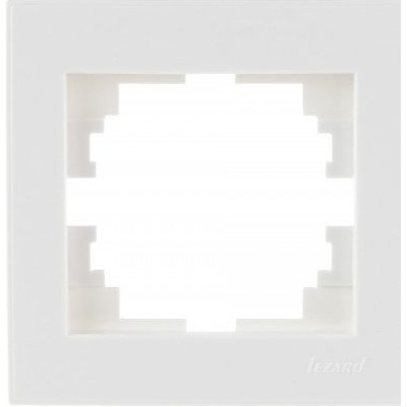 RAIN Рамка одинарна біла з боковою вставкою  (1/20шт/240шт)
