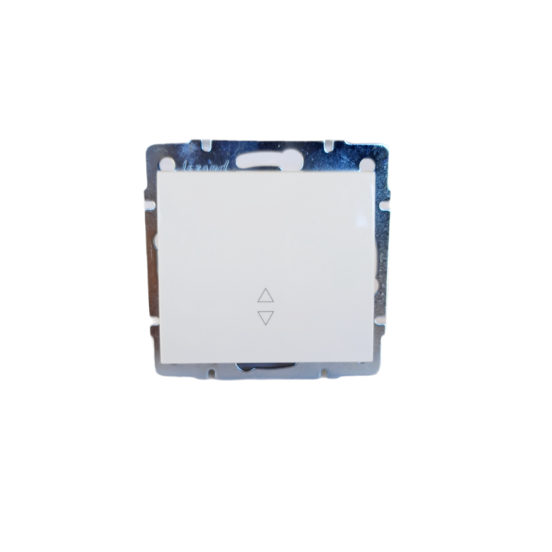 RAIN Вимикач прохідний білий  (1/10шт/120шт)