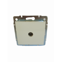 RAIN Розетка ТВ прохідна крем (1/10/120 шт)