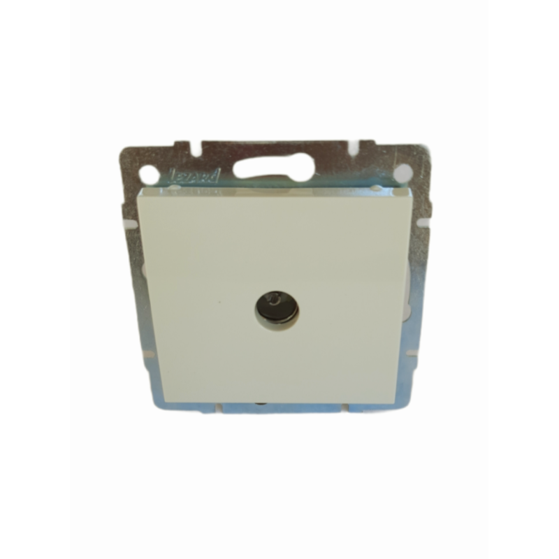 RAIN Розетка ТВ прохідна крем (1/10/120 шт)