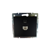 RAIN Розетка комп'ютерна антацит (1/10шт/120шт)