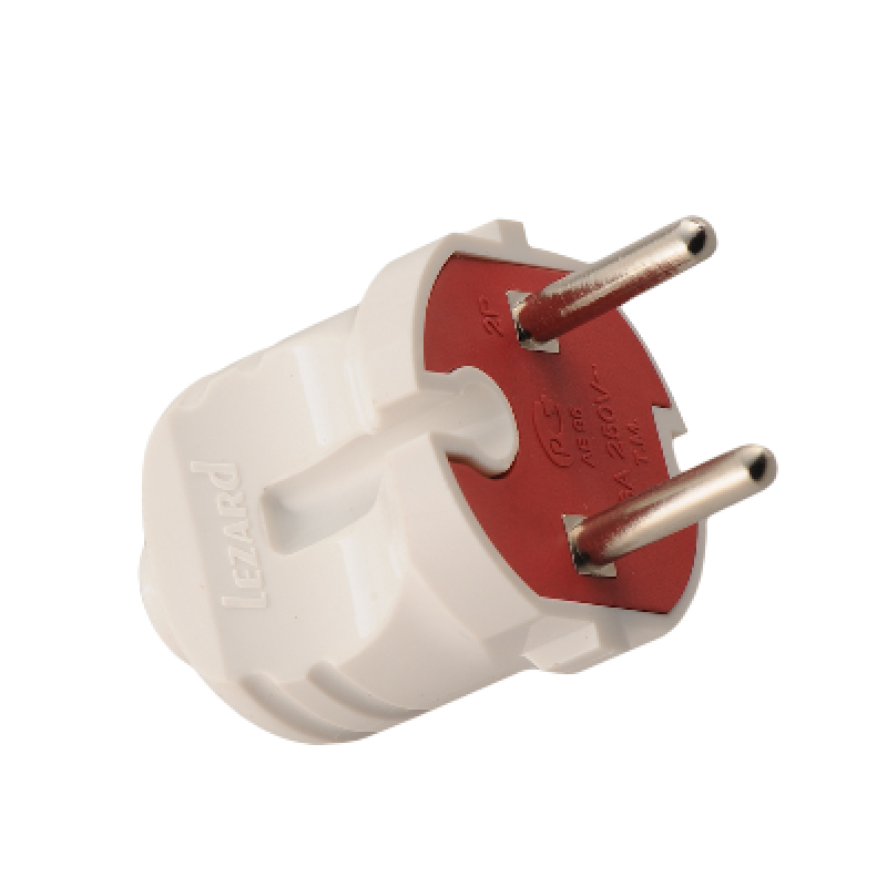 Вилка однофазна Lezard (1/50/600 шт)