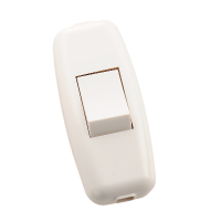 Вимикач навісний білий Lezard (1/50/800 шт)