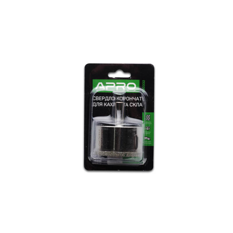 Свердло трубчасте з алмазним напиленням 50 мм (APRO)