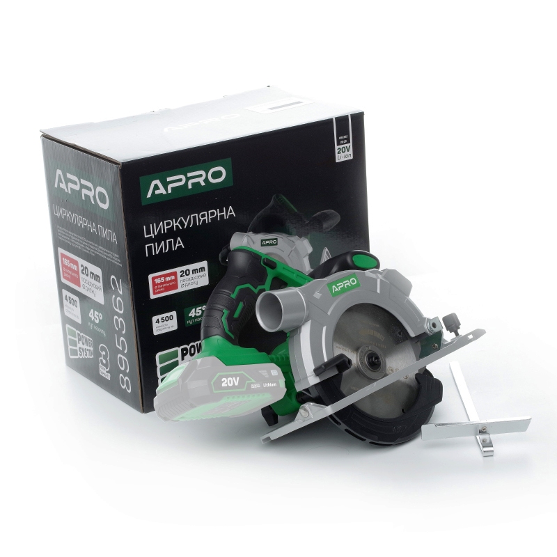 Циркулярна пила 20В / 165мм / без АКБ / 20CS (APRO)